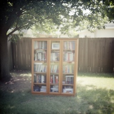 synth bookcase