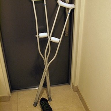 real crutch