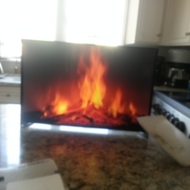 synth fire screen