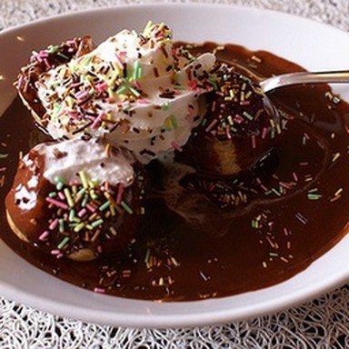 real chocolate sauce